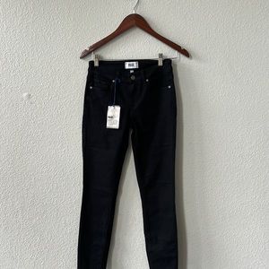 NWT - New With Tags - Paige - Black High Waisted Skinny Jeans - Size 27